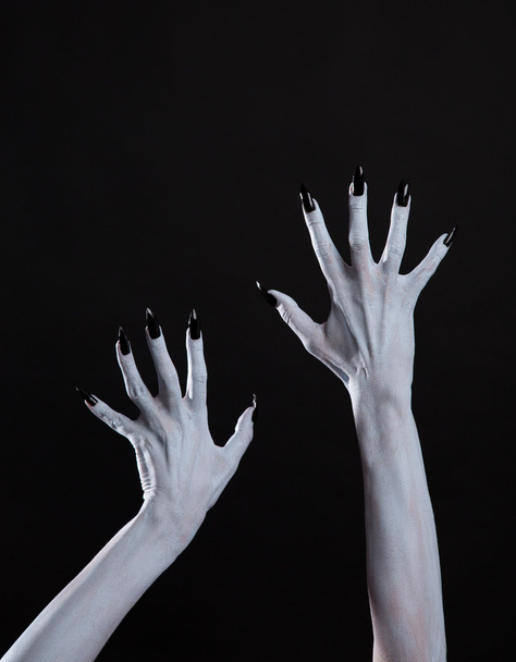 White ghost or witch hands - Zdjęcie, obraz