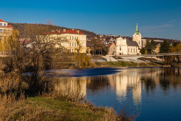 Річки Berounka і Radotin місто Чеська Республіка - Фото, зображення