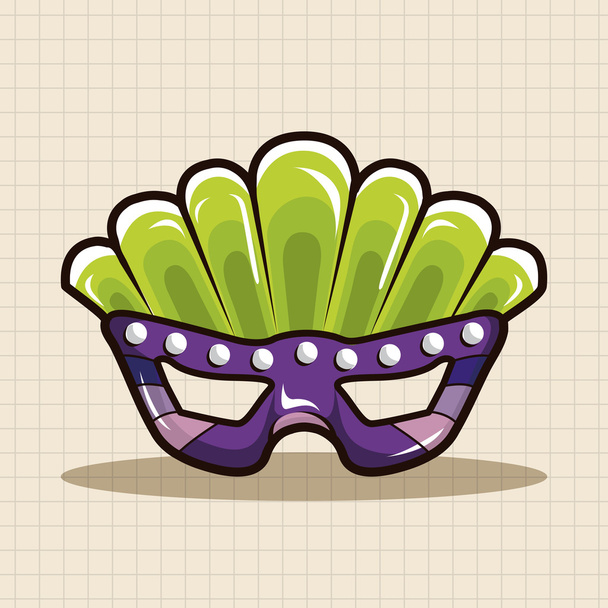 party mask theme elements - Vector, Image