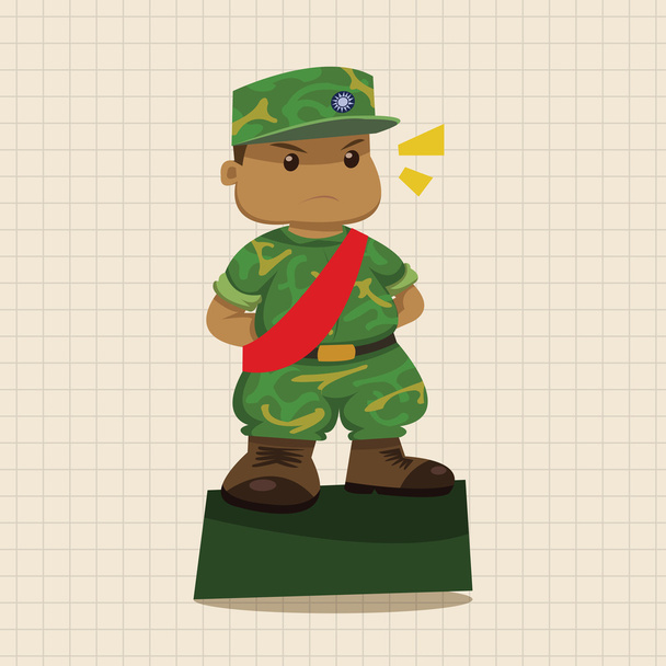 people theme soldier elements vector,eps - Vettoriali, immagini