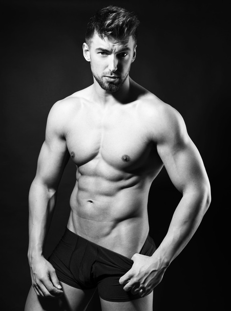 handsome young and fit man - Foto, Imagen