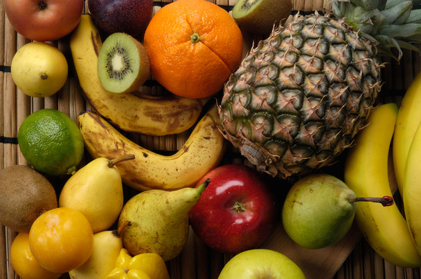 various types of fruit birseye - Photo, Image
