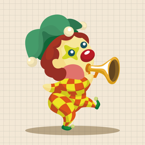 clowns theme elements - Διάνυσμα, εικόνα