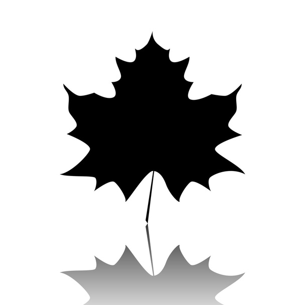 Maple leaf icon - Vector, Image