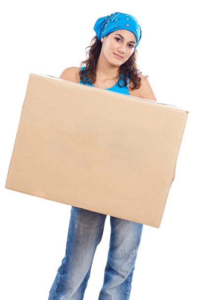 nő doboz - Fotó, kép