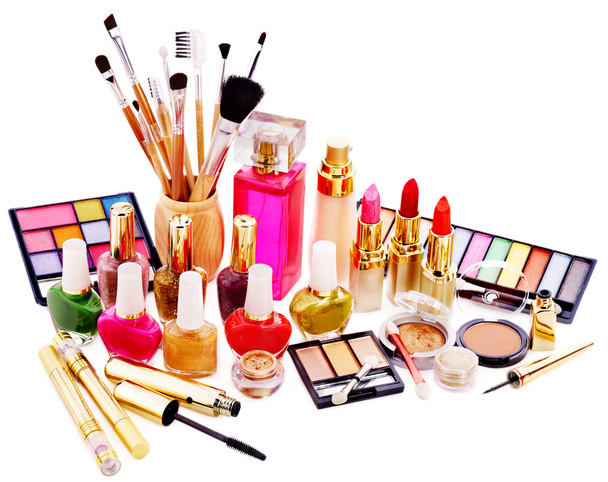Decorative cosmetics and perfume. - Photo, Image