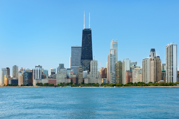 Vista de Chicago de manhã
 - Foto, Imagem