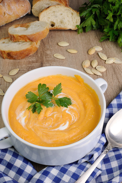 Pumpkin soup puree - Photo, Image