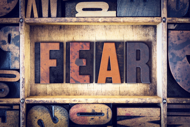 A félelem fogalma Magasnyomó típusa - Fotó, kép