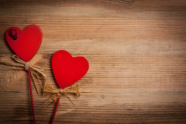 Valentines Day background with hearts. - Fotografie, Obrázek