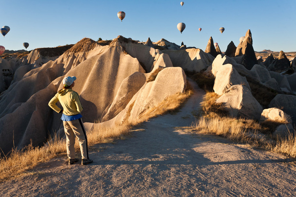 Cappadocia baloon fun. - Foto, imagen