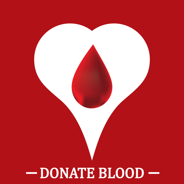 Vetor de doação de sangue. fundo médico
 - Vetor, Imagem