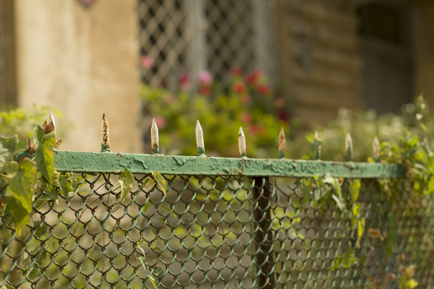 sítě na ploty u domu - Fotografie, Obrázek