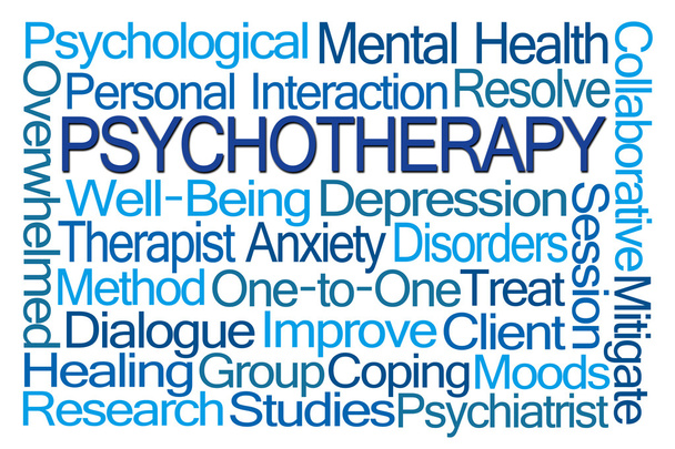 Psicoterapia Word Cloud
 - Foto, Imagem