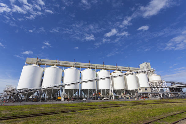 Grain storage tanks - Photo, Image