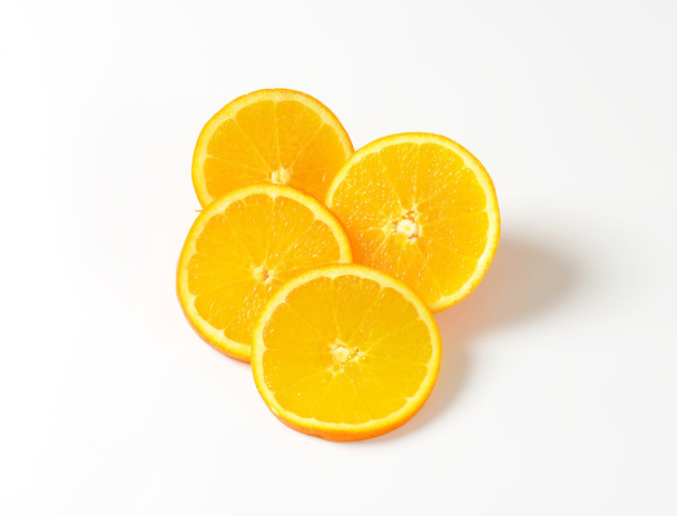 新鮮なオレンジのスライス - 写真・画像