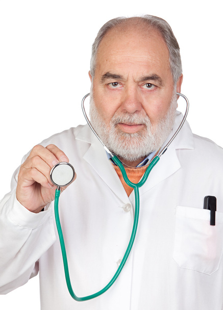 Medico anziano con capelli rauchi
 - Foto, immagini