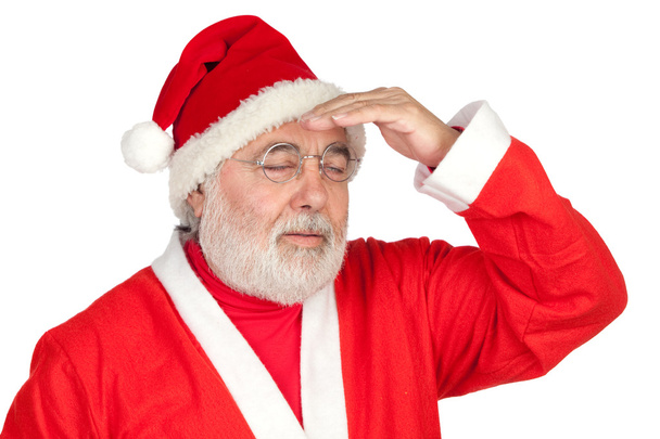 Stressed Santa Claus - Photo, Image