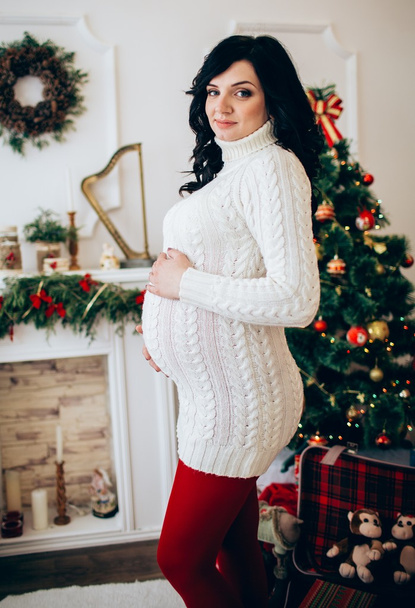 Pregnant Woman at baby shower - Φωτογραφία, εικόνα