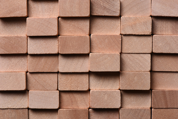 Wooden blocks abstract background - Фото, изображение