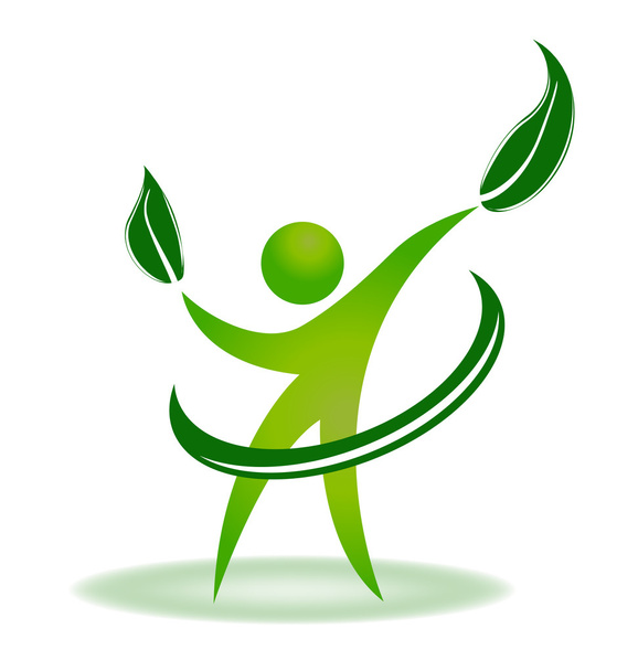 Health nature logo - Vektor, kép