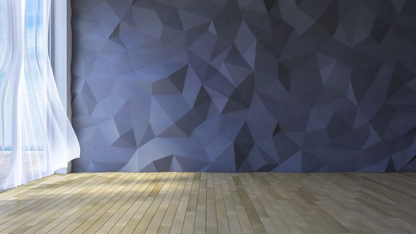 3Ds mur de polygone intérieur
 - Photo, image