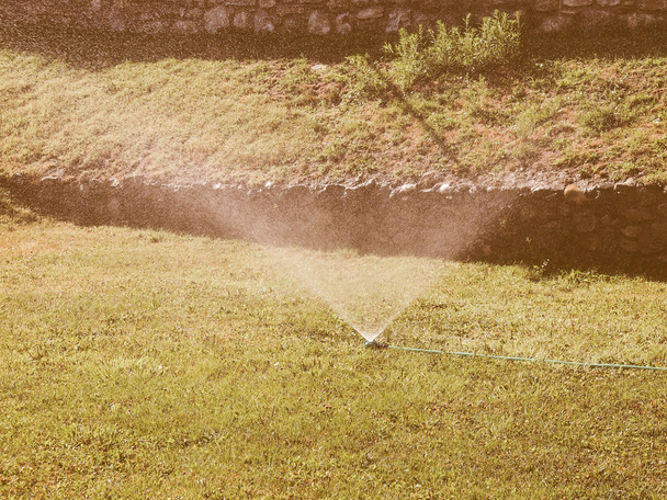  潅漑のスプリンクラー ヴィンテージ - 写真・画像