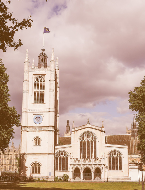 Retro patrząc St Margaret kościoła w Londynie - Zdjęcie, obraz