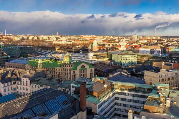 Vista aérea de Helsínquia
 - Foto, Imagem