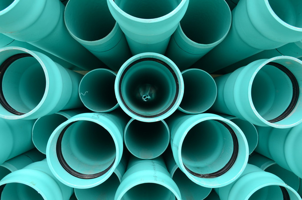 Tubi in PVC blu
 - Foto, immagini
