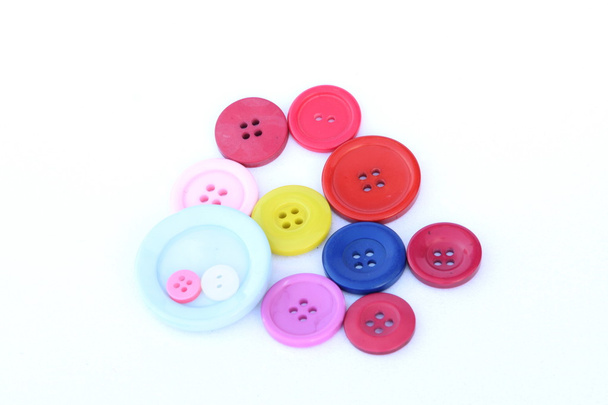 Botões coloridos isolados
 - Foto, Imagem