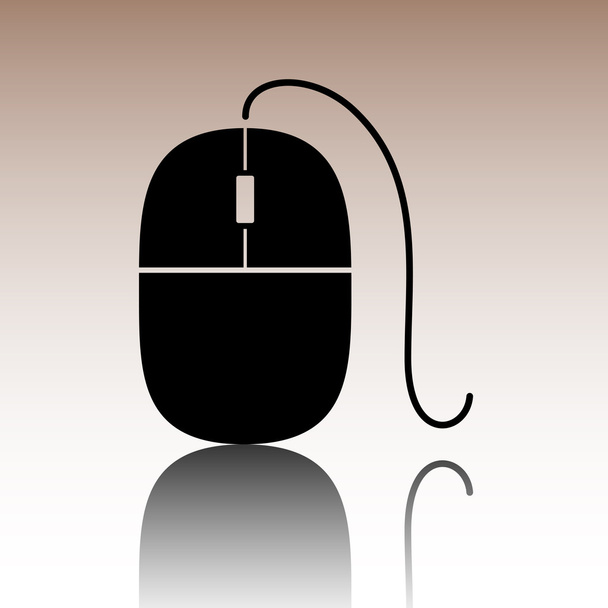 Simple mouse icon - Vektor, kép