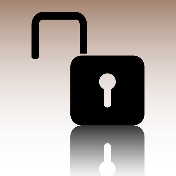 Unlock icon. Vector illustration - Vector, Image