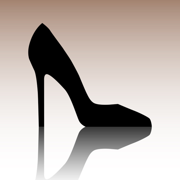 Icône de chaussure femme. Illustration vectorielle
 - Vecteur, image