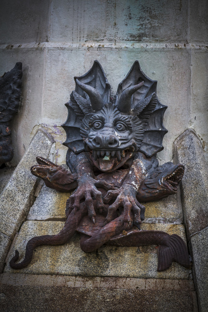 bronze sculpture of  monster - Fotó, kép