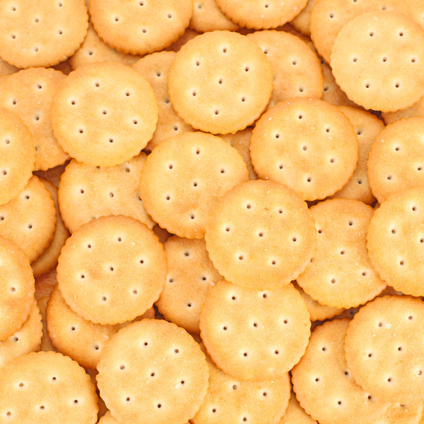 A textura dos biscoitos redondos amarelos
 - Foto, Imagem