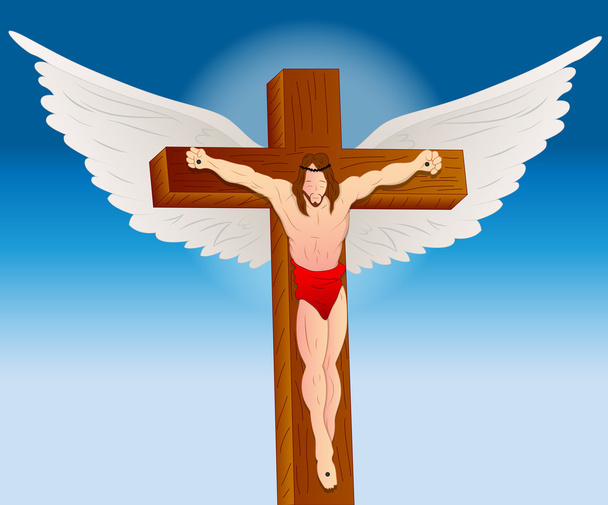 Portret van Jezus Christus - Vector, afbeelding