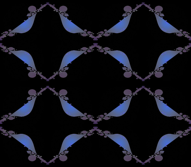 Seamless diamond pattern blue purple black - 写真・画像