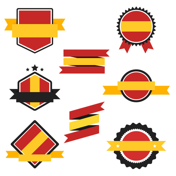 World Flags Series. Vector Flag of Spain. - Vektor, Bild