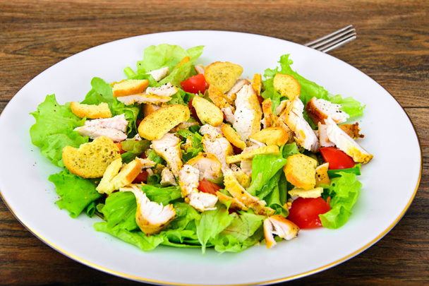 Caesar Salad with Chicken - Photo, Image