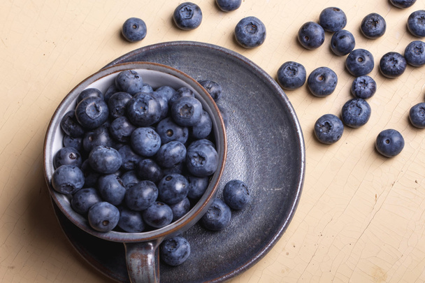 Berries: Blueberries and Raspberries - Photo, Image