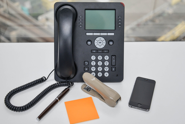 Teléfono IP - Nueva tecnología de telefonía de oficina
 - Foto, Imagen