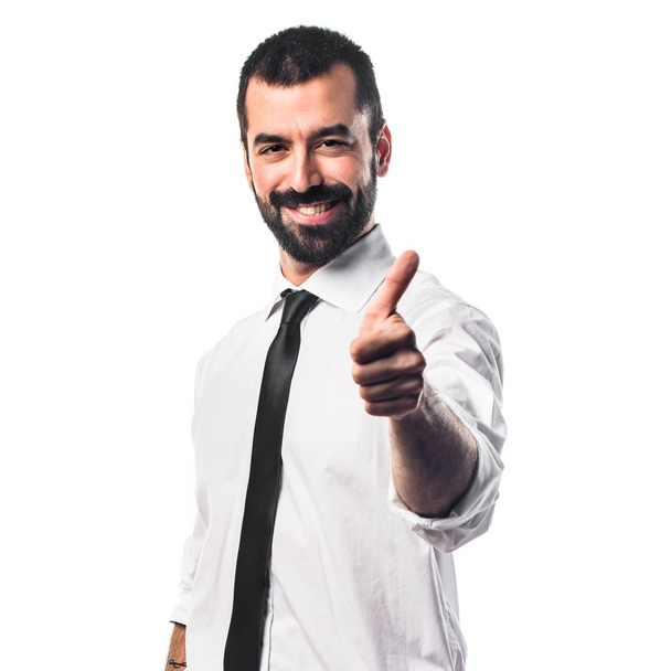 Businessman  with thumb up - Photo, Image