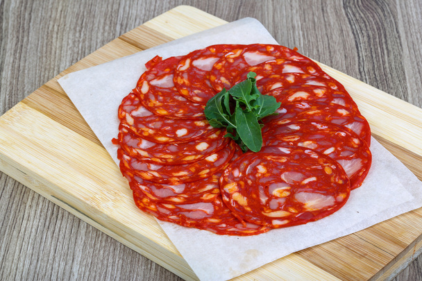 Salsiccia tradizionale spagnola Chorizo
 - Foto, immagini