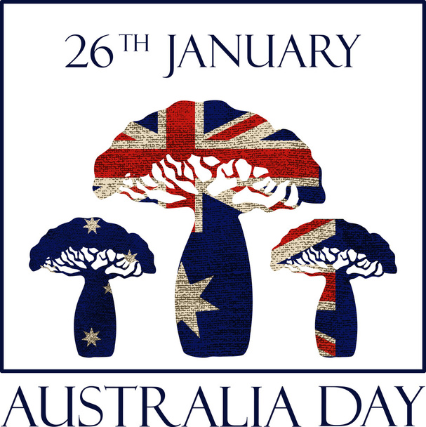 Australia päivä juliste
 - Vektori, kuva