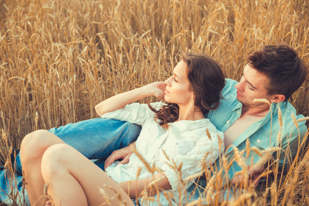 Young couple in love outdoor - Fotografie, Obrázek