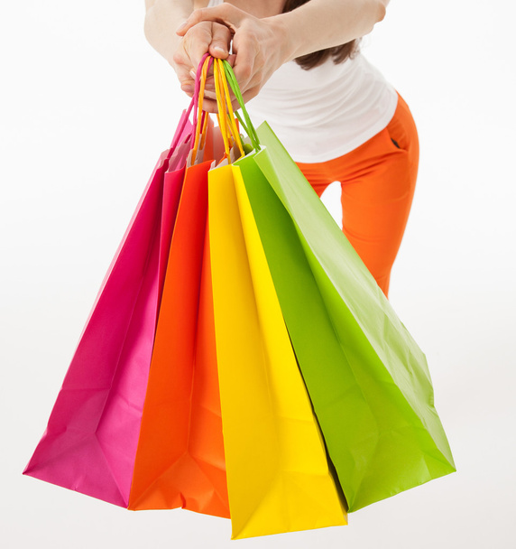 woman with shopping bags - Φωτογραφία, εικόνα