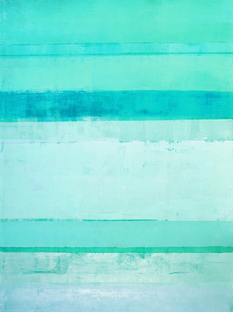 Turquoise abstracte kunst schilderij - Foto, afbeelding