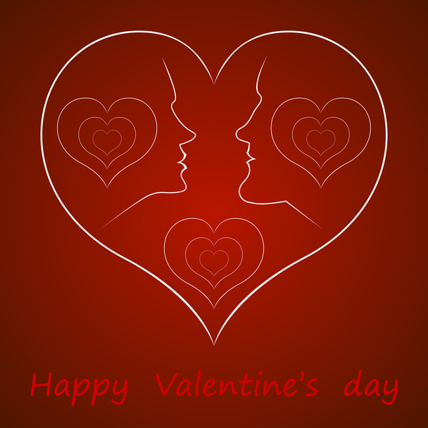 Día de San Valentín vectorial
 - Vector, imagen
