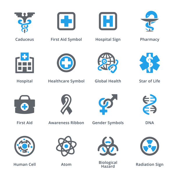Serie di icone mediche e sanitarie 1 - Sympa Series
 - Vettoriali, immagini